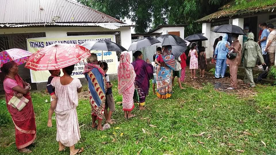 Rice distribution
